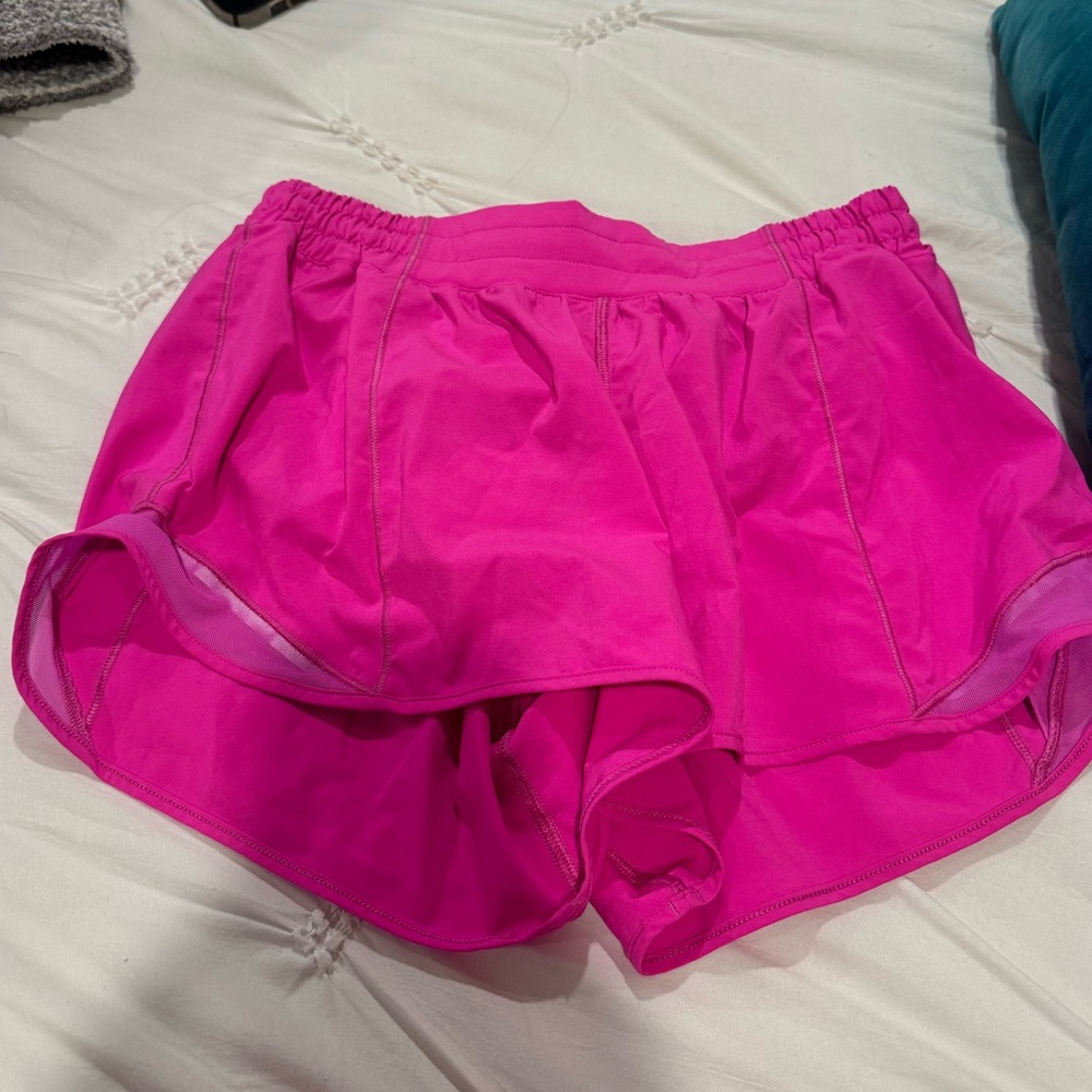 lululemon athletica Bright Pink Athletic Shorts